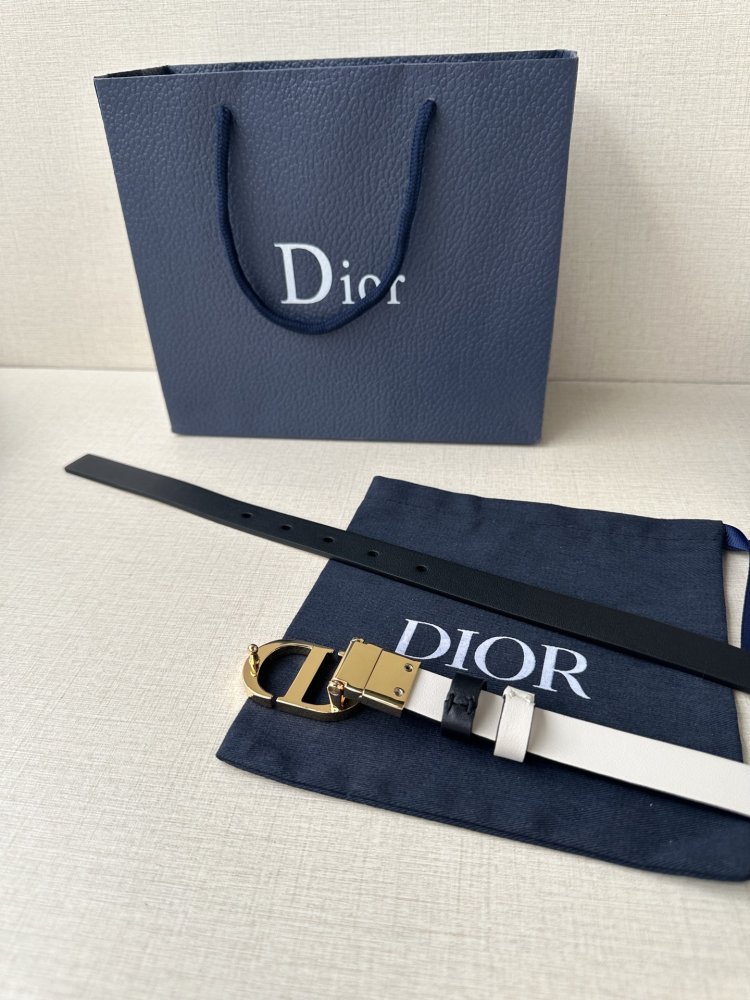 Belt female leather Dior Montaigne Avenue 2 cm фото 8