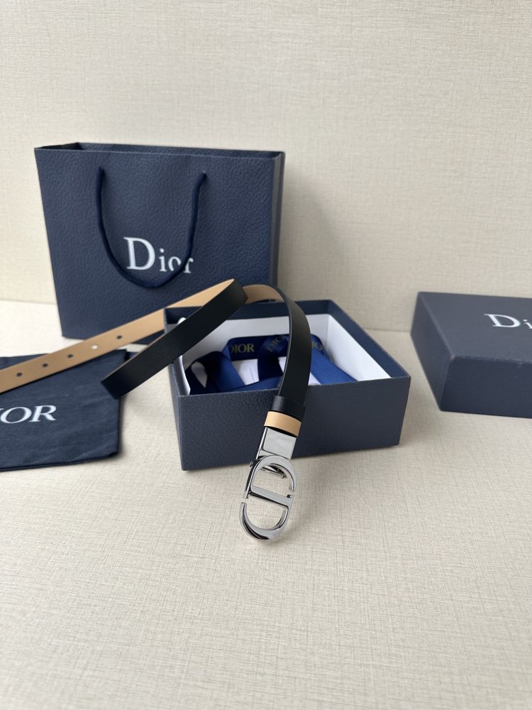 Ремінь жіночий шкіряний Dior Montaigne Avenue 2 см фото 9