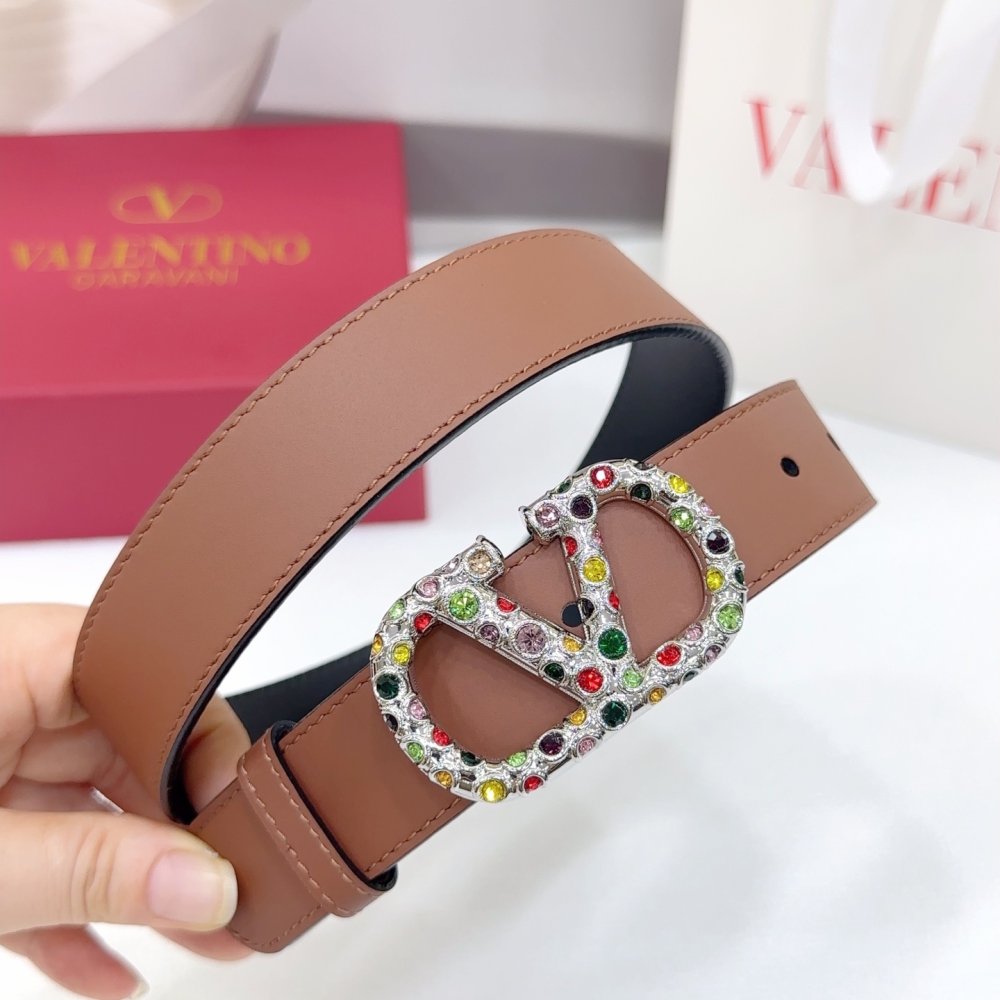 Ремень женский кожаный двусторонний 3 см фото 3