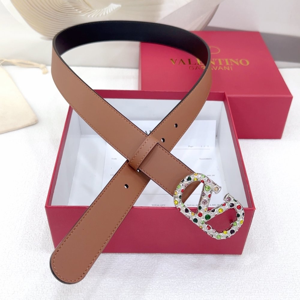 Ремень женский кожаный двусторонний 3 см фото 4