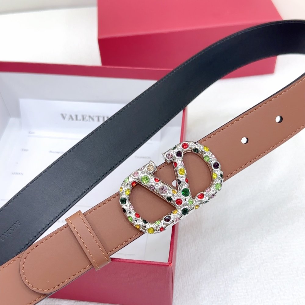 Ремень женский кожаный двусторонний 3 см фото 7