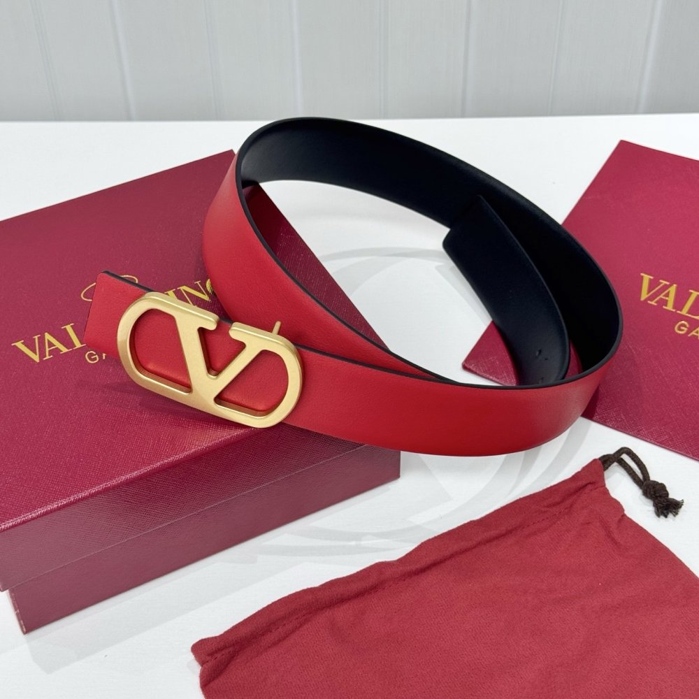 Ремень женский кожаный двусторонний 4 см фото 3