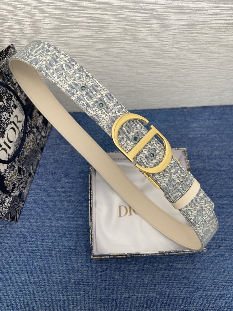 Belt female leather Montaigne Reversible 3 cm