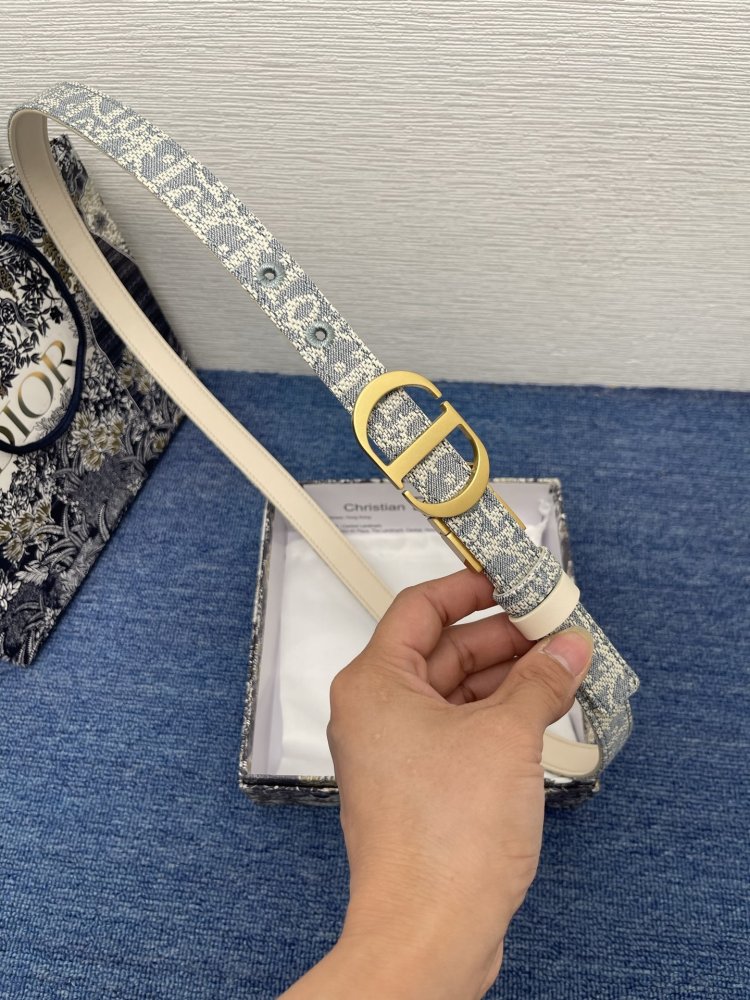 Belt female leather Montaigne Reversible 3 cm