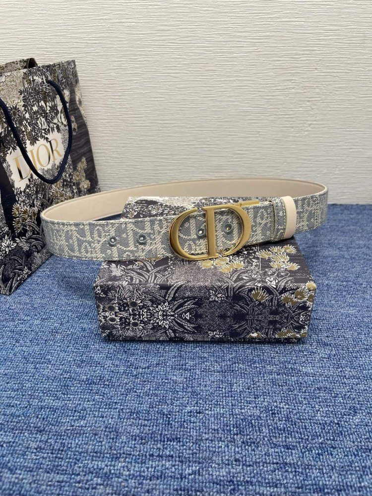 Belt female leather Montaigne Reversible 3 cm фото 2