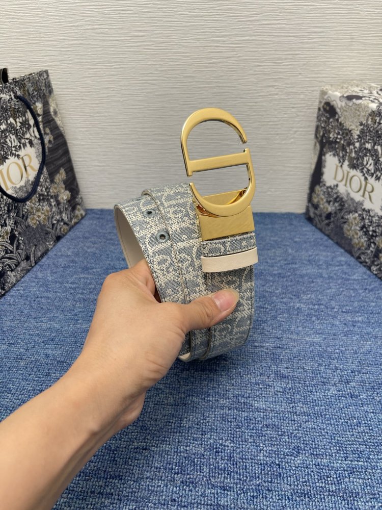 Belt female leather Montaigne Reversible 3 cm фото 3