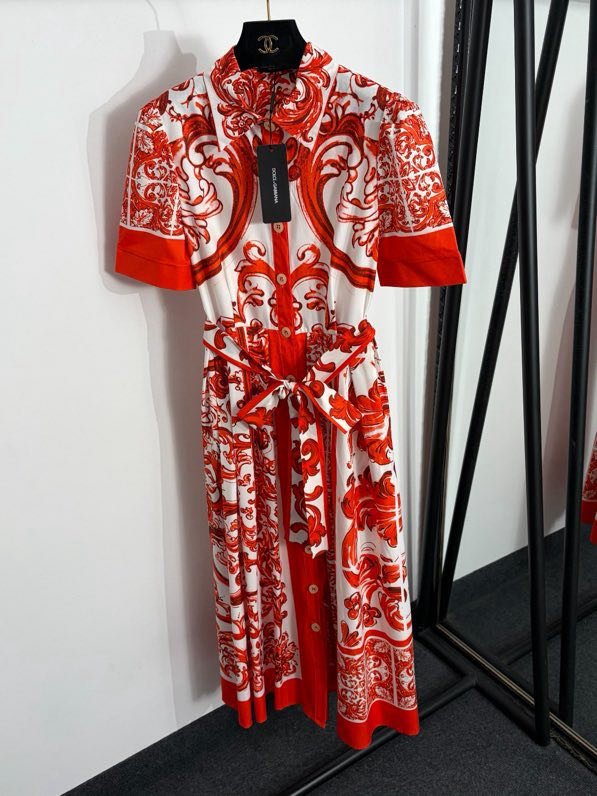 Retro dress shirt from flower print