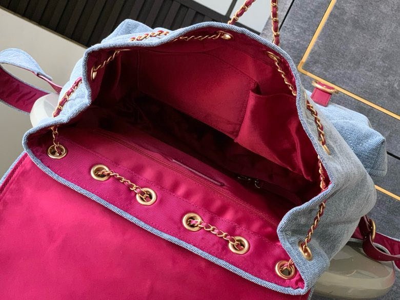 Рюкзак джинсовый фото 5