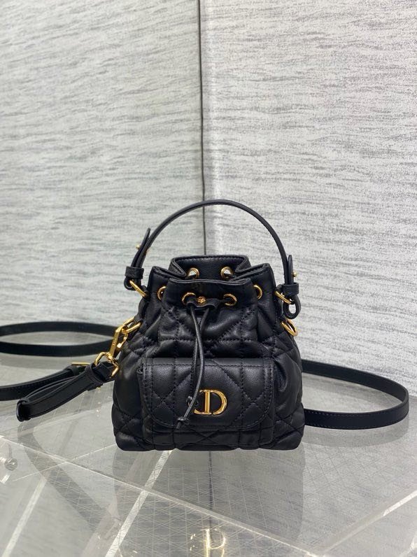 Backpack leather Caro micro 14 cm