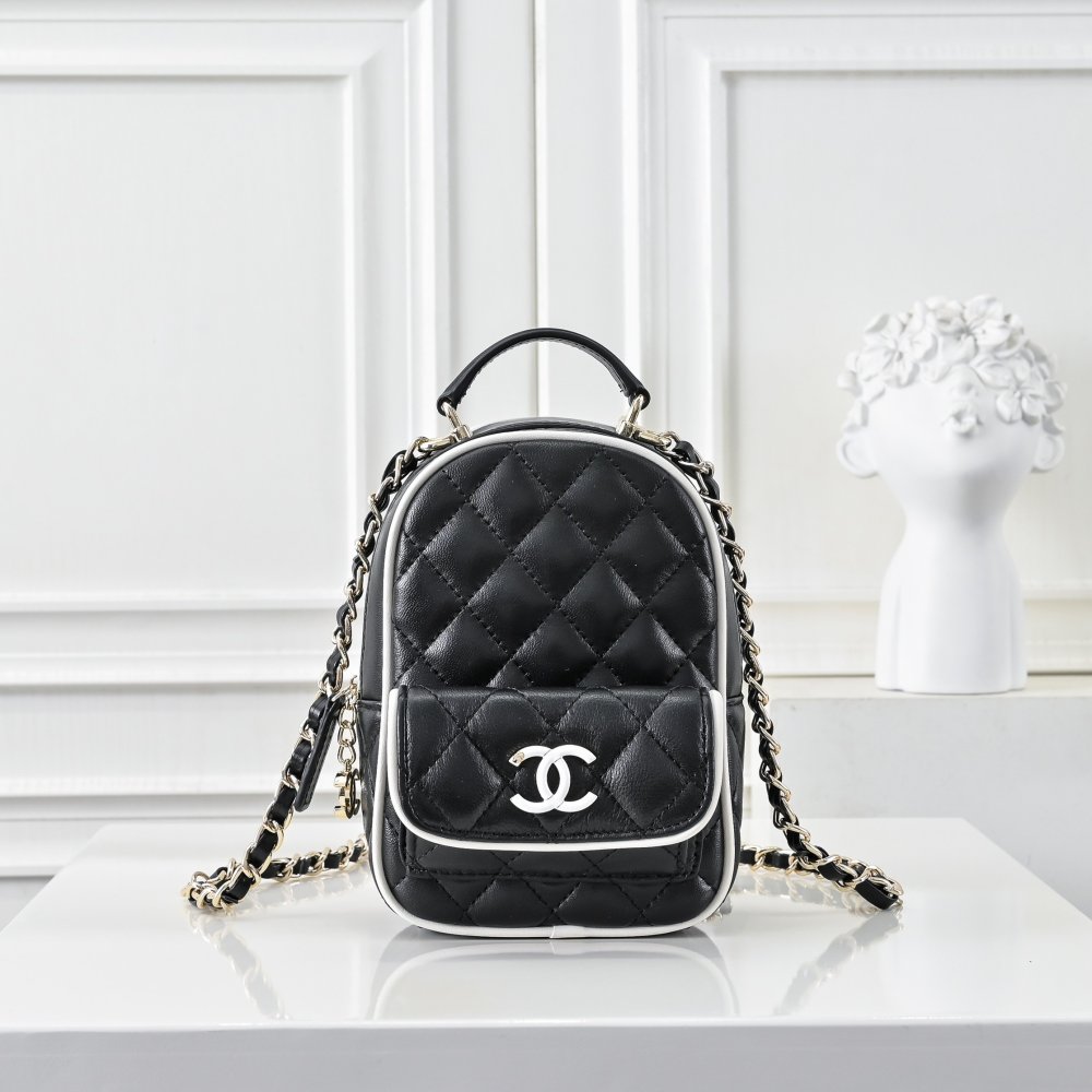 Рюкзак кожаный CHANEL 25 C Mini 12 см