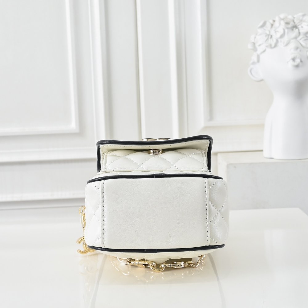 Рюкзак кожаный CHANEL 25 C Mini 12 см фото 4