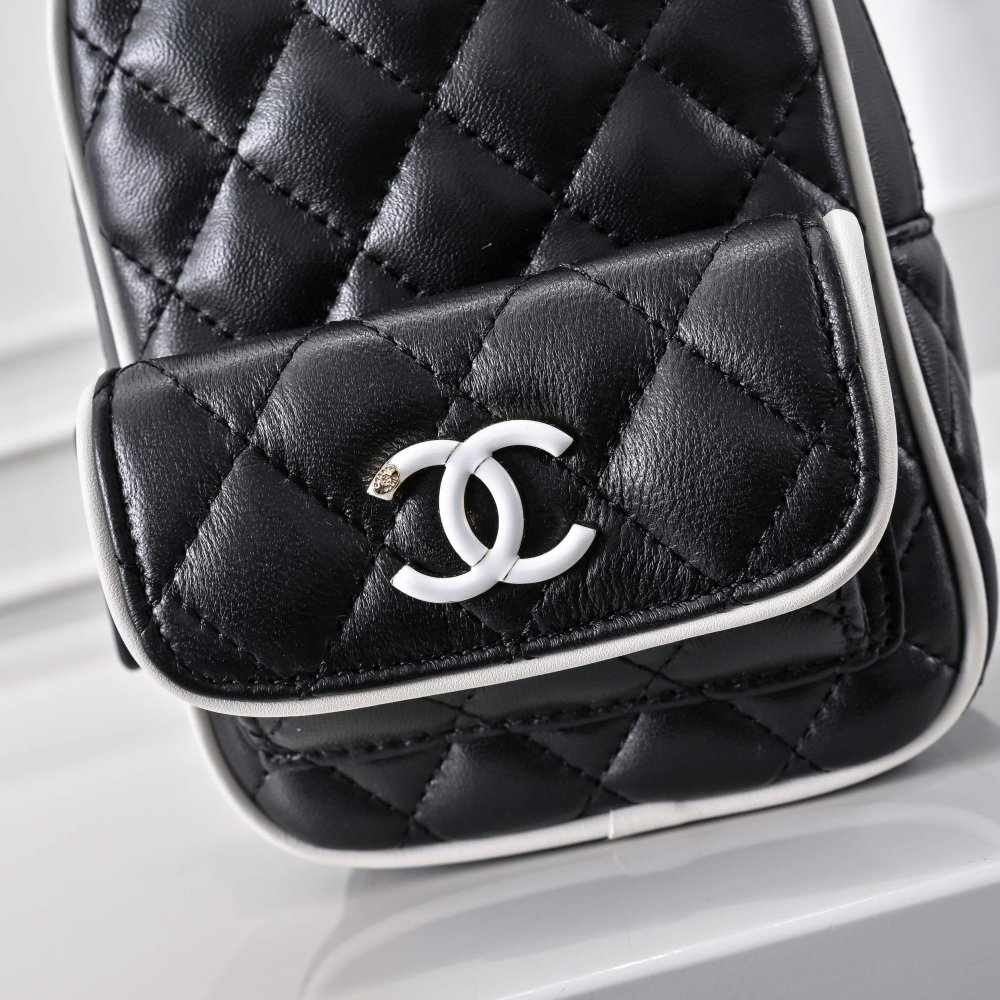 Рюкзак кожаный CHANEL 25 C Mini 12 см фото 5