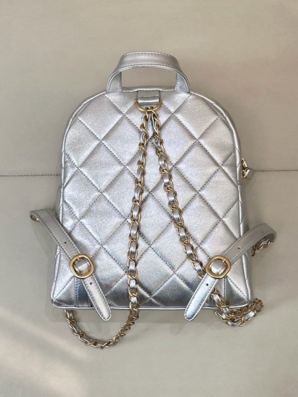 Рюкзак кожаный женский 22 см фото 2