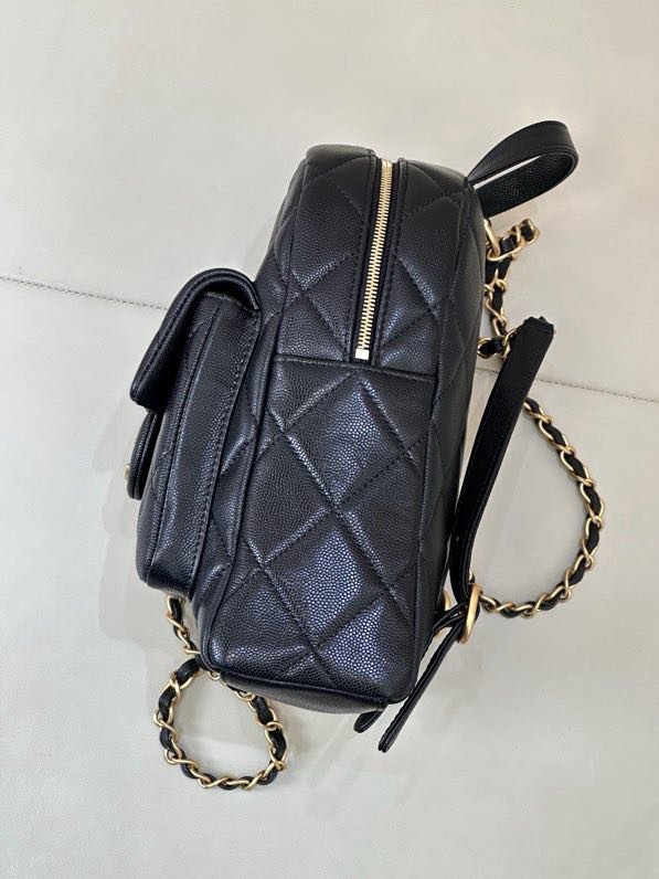 Рюкзак кожаный женский 22 см фото 4