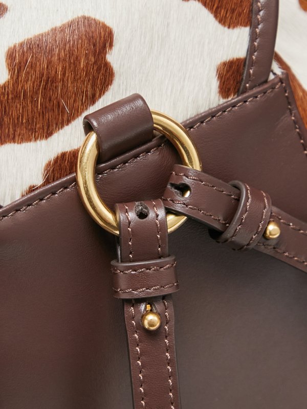 Рюкзак кожаный женский 22 см фото 6