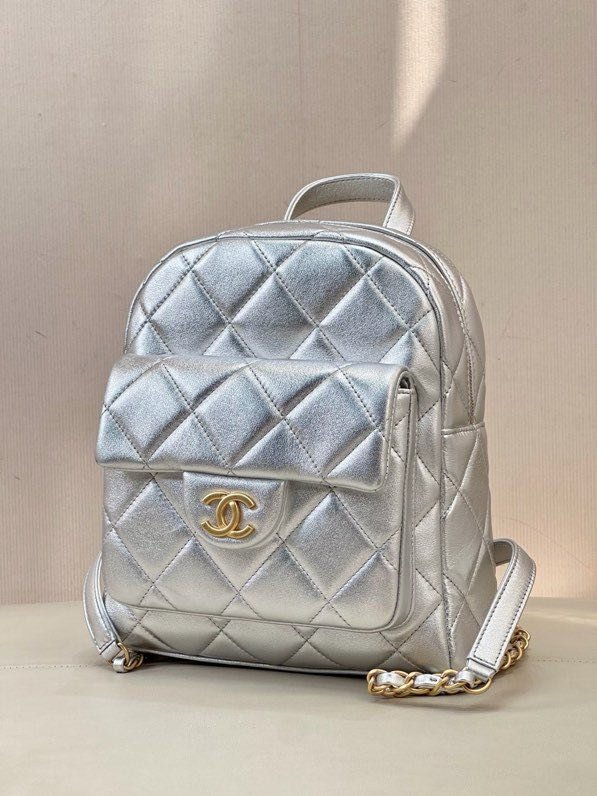 Рюкзак кожаный женский 22 см фото 6