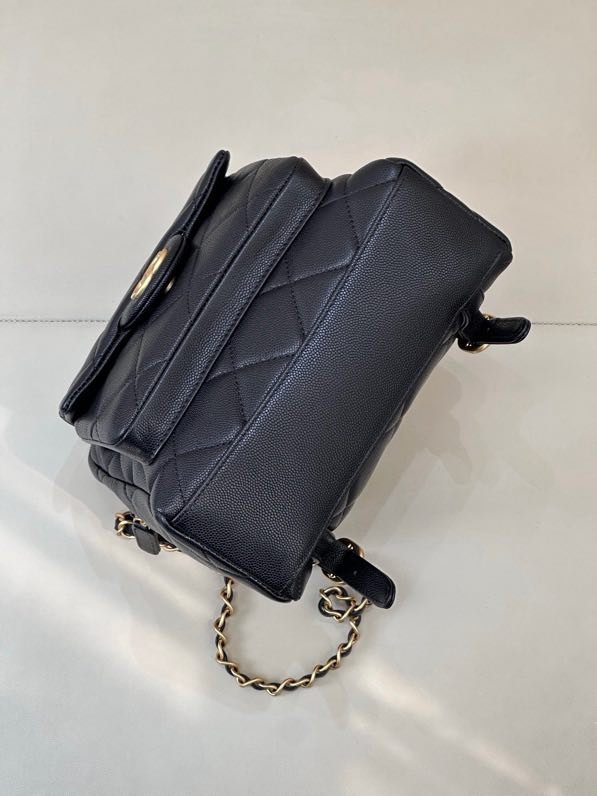 Рюкзак кожаный женский 22 см фото 8