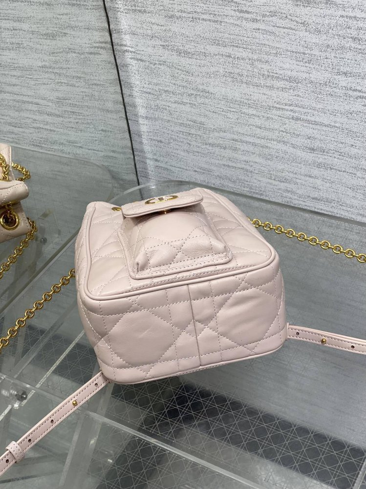 Рюкзак кожаный женский Caro Multicarry 15 см фото 7