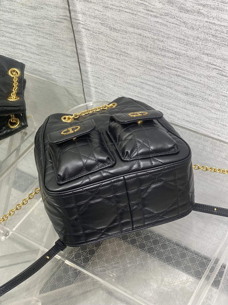 Рюкзак кожаный женский Caro Multicarry 20 см фото 7