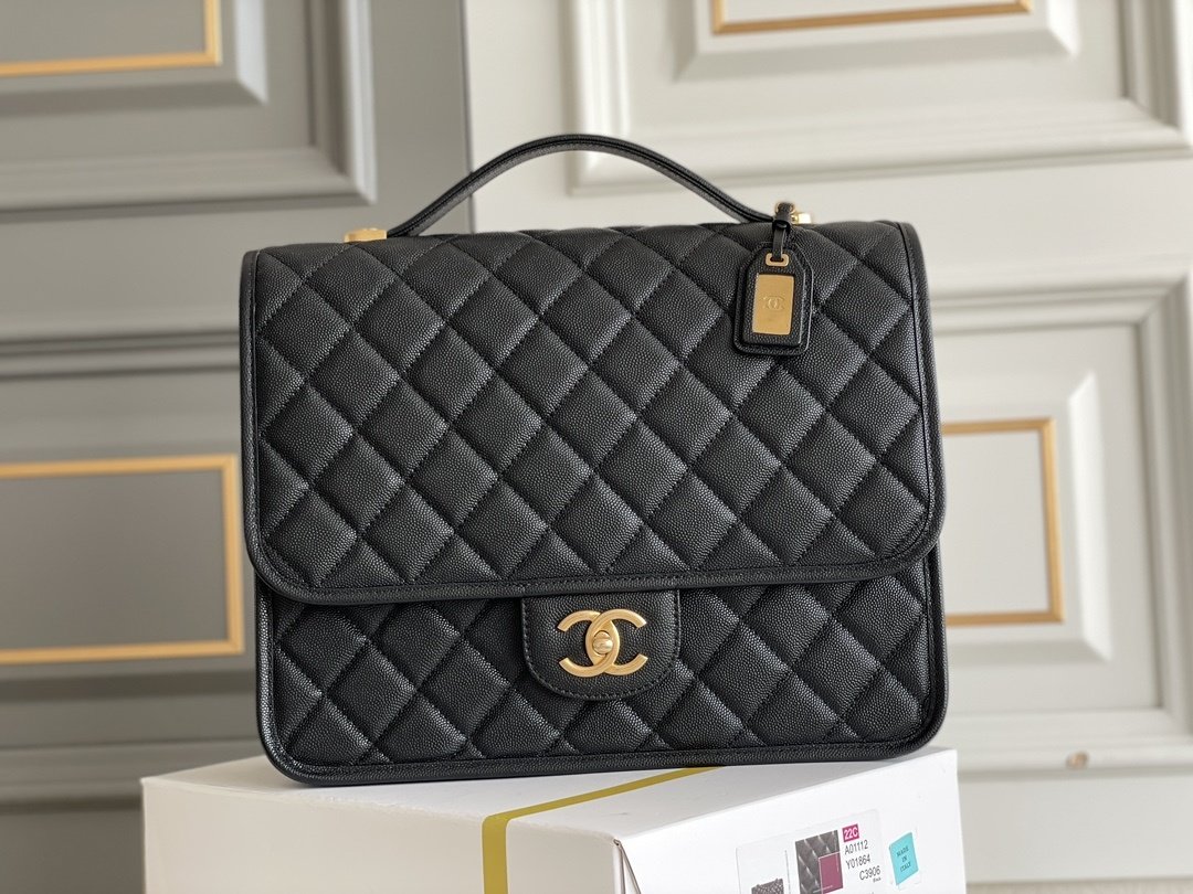 Рюкзак Large Black Caviar 31 см