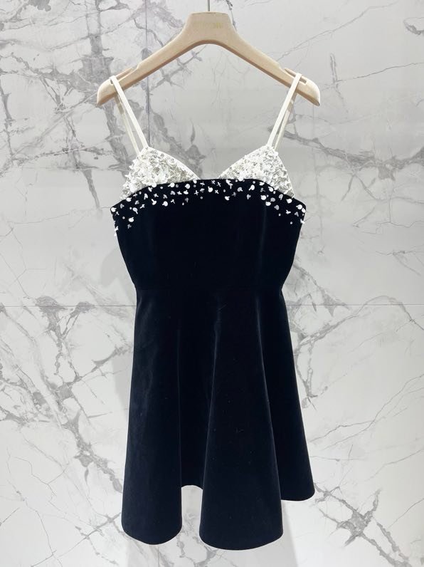 Роскошное бархатное платье комбинация