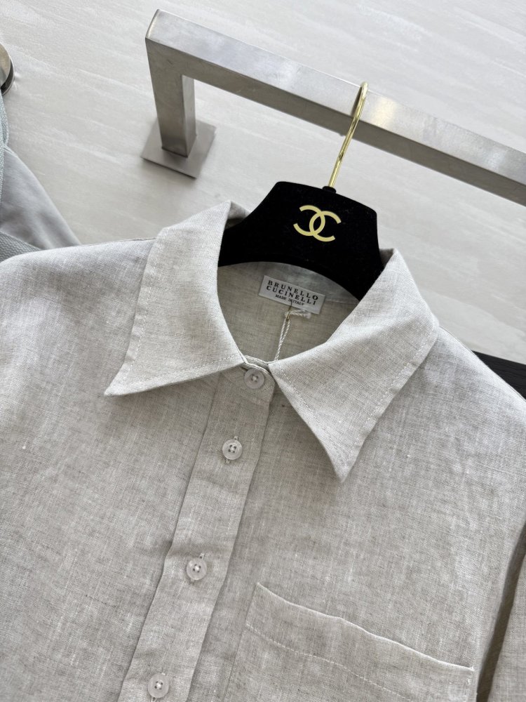 Розкішний мінімалістичний лляної костюм фото 2