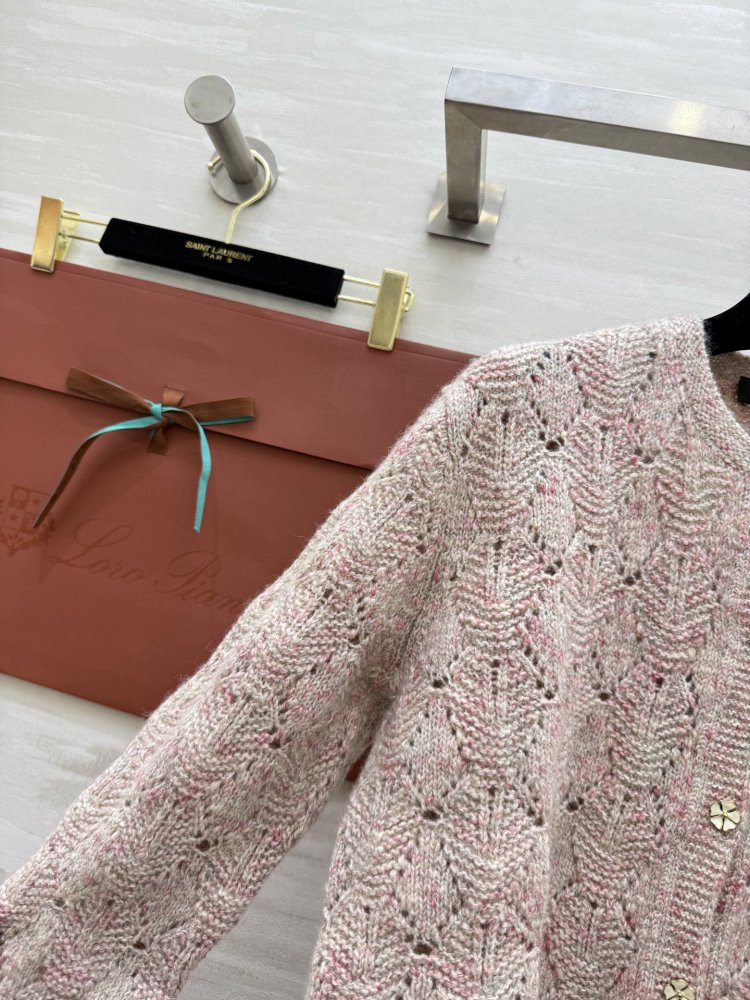 Розовый кашемировый кардиган фото 3