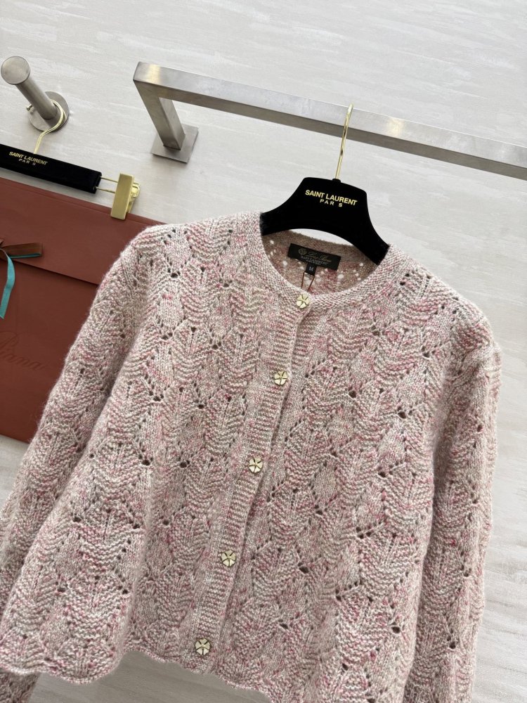 Розовый кашемировый кардиган фото 5