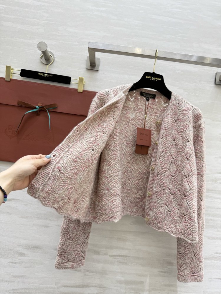 Розовый кашемировый кардиган фото 9