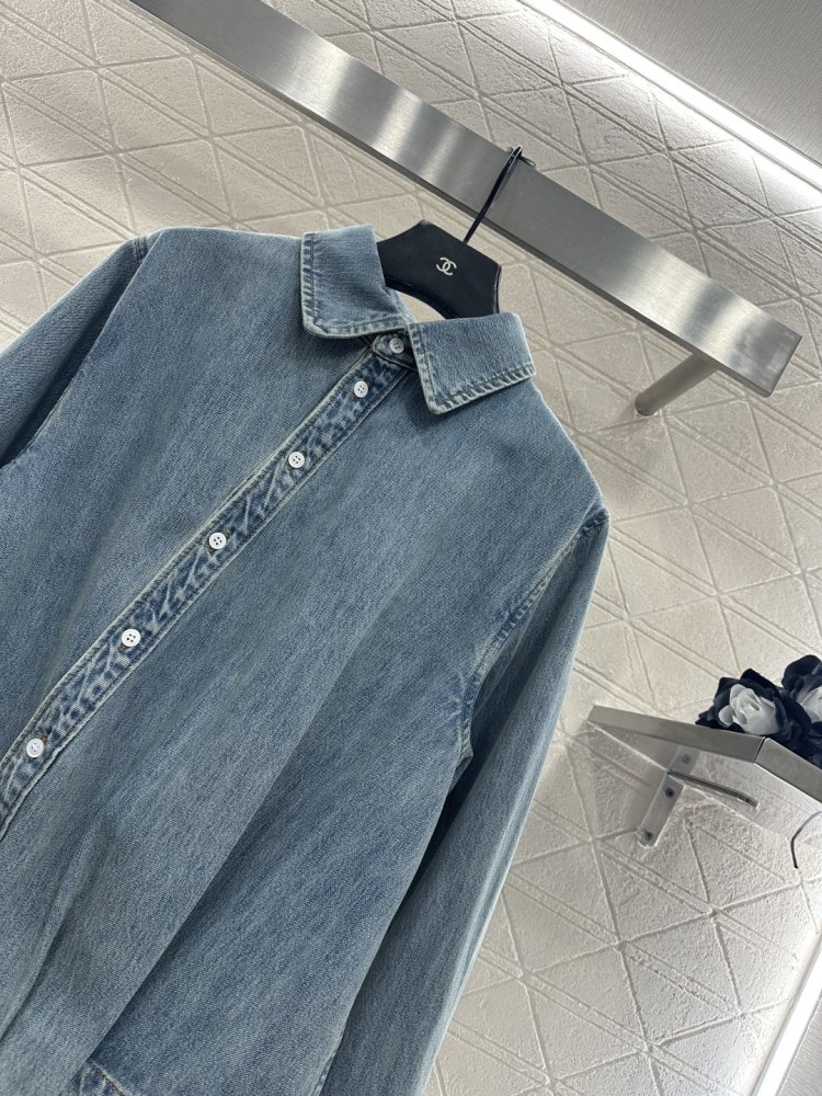 Рубашка джинсовая женская фото 3