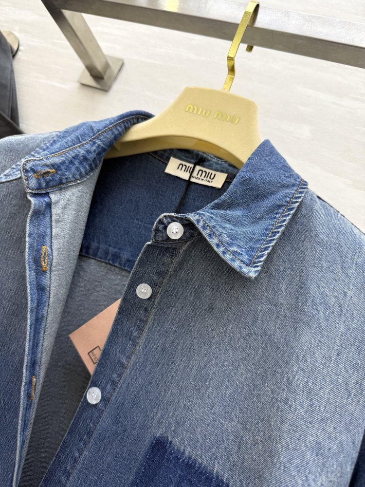 Рубашка джинсовая женская фото 9