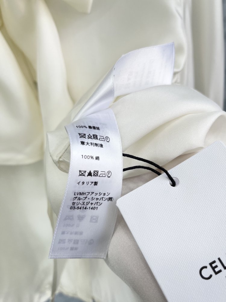 Рубашка шелковая женская с бантом фото 6