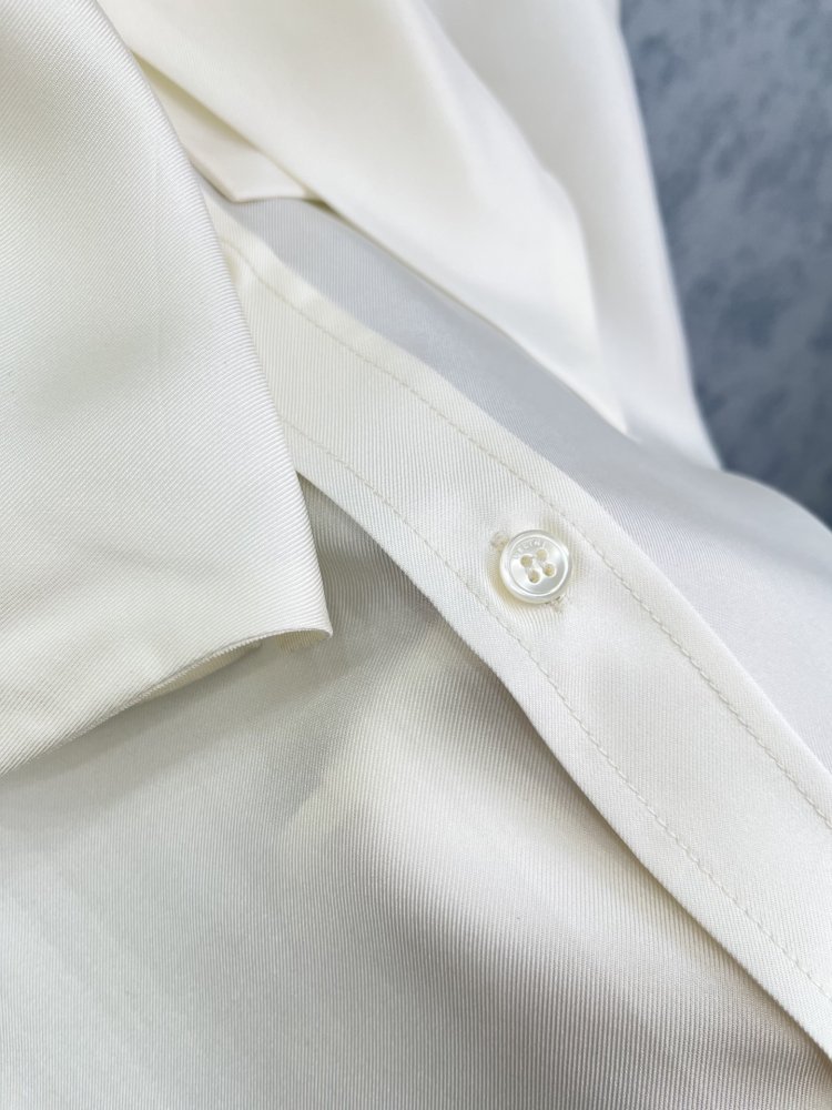 Рубашка шелковая женская с бантом фото 7