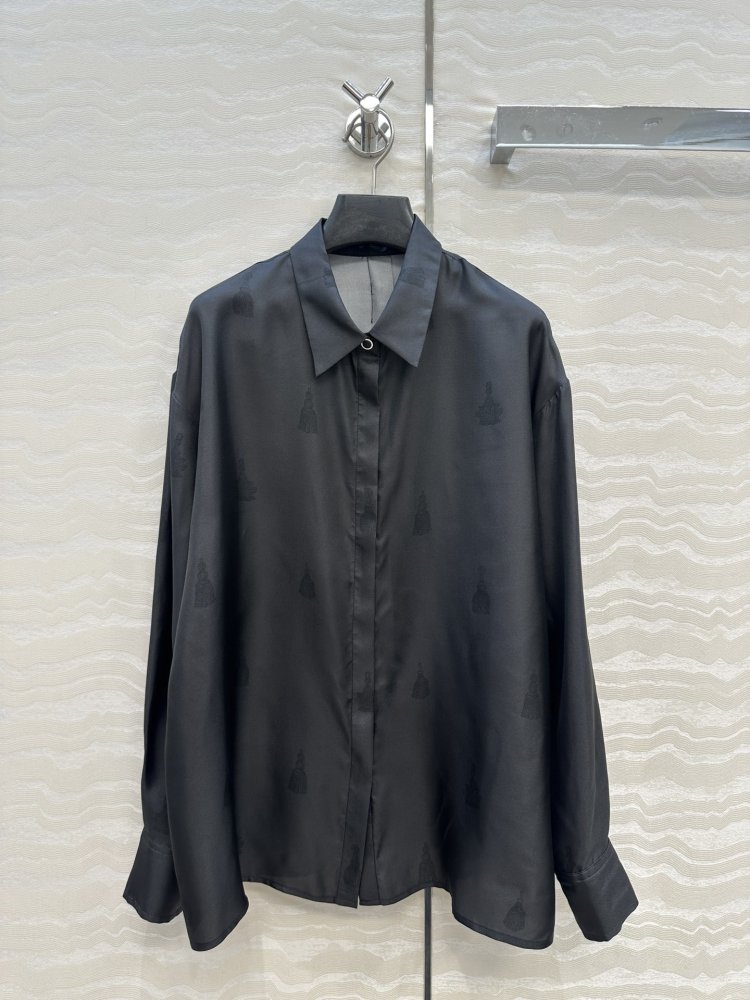 Рубашка шелковая женская