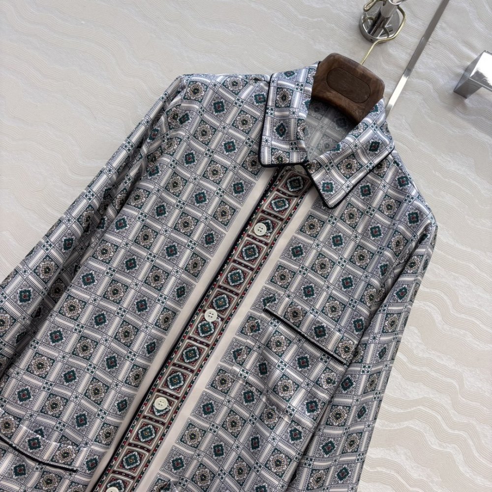 Рубашка шелковая женская фото 3