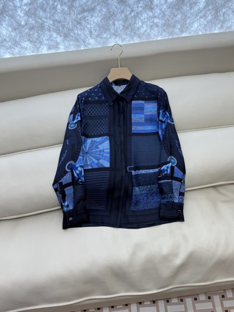 Shirt silk women's фото 3