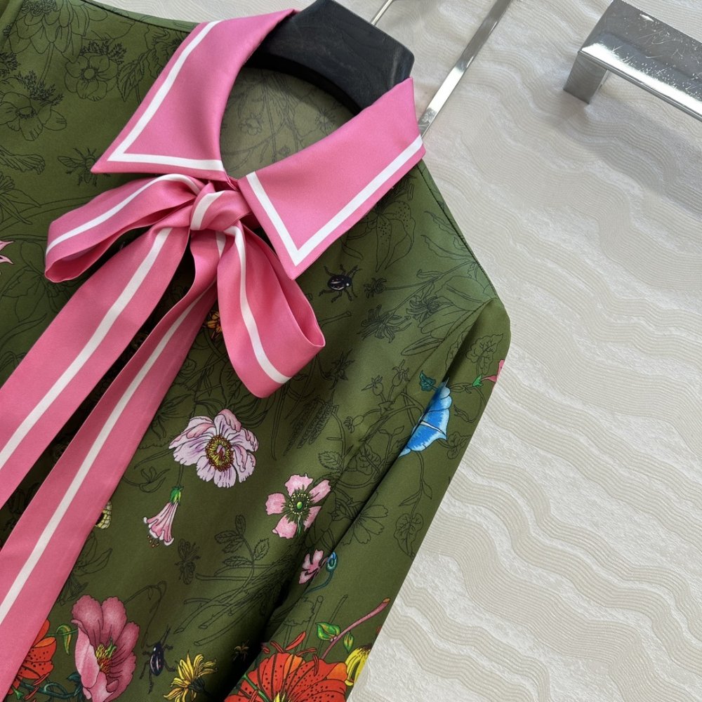 Рубашка шелковая женская фото 4