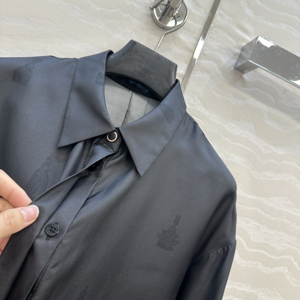 Рубашка шелковая женская фото 5