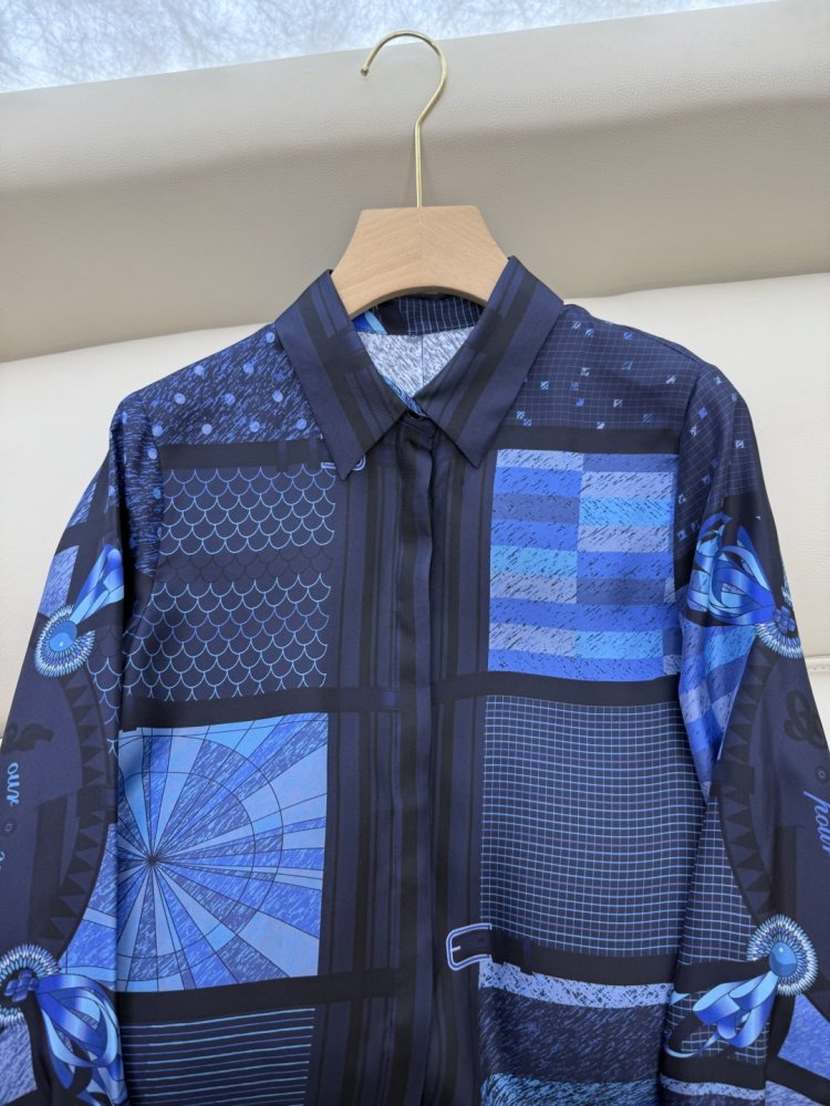 Shirt silk women's фото 5