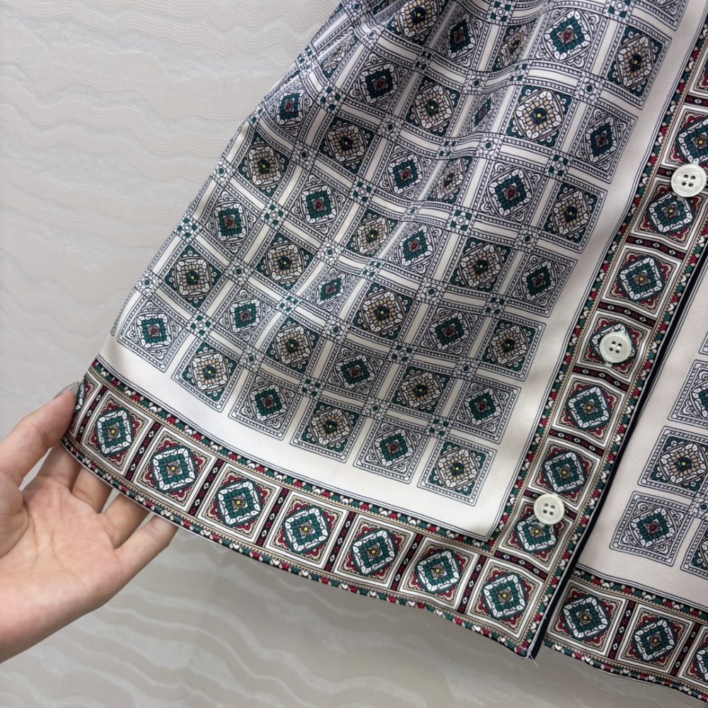 Shirt silk women's фото 7