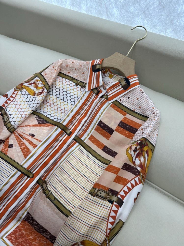 Shirt silk women's фото 7