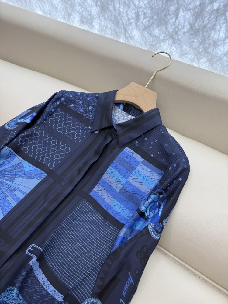 Shirt silk women's фото 7