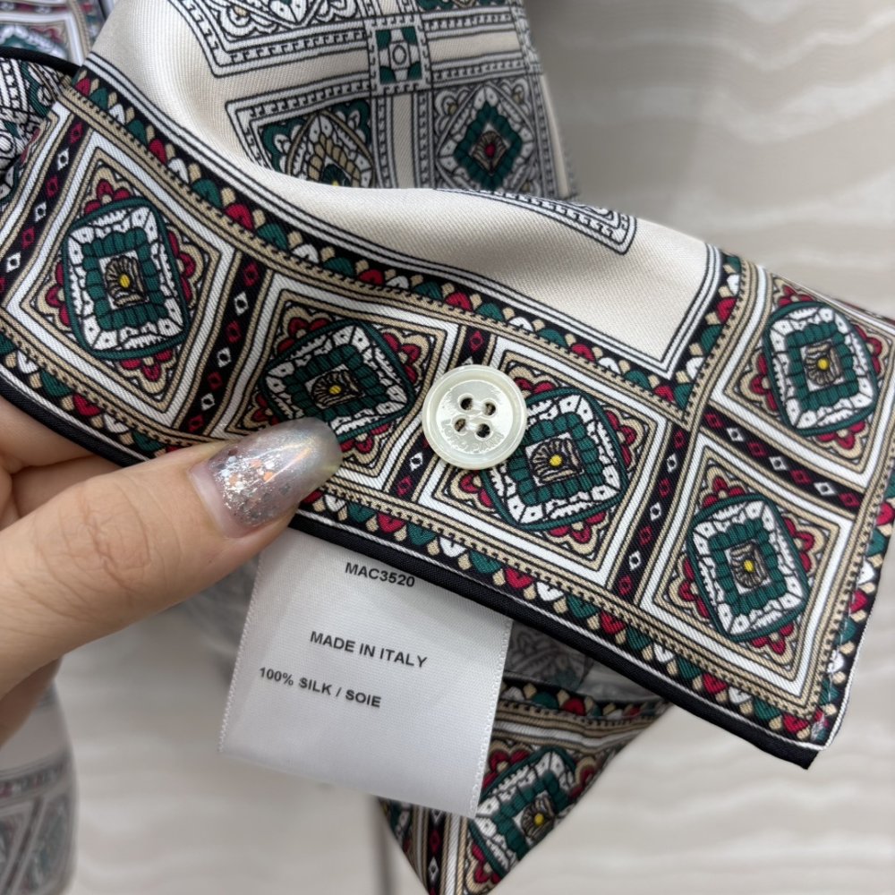 Shirt silk women's фото 8