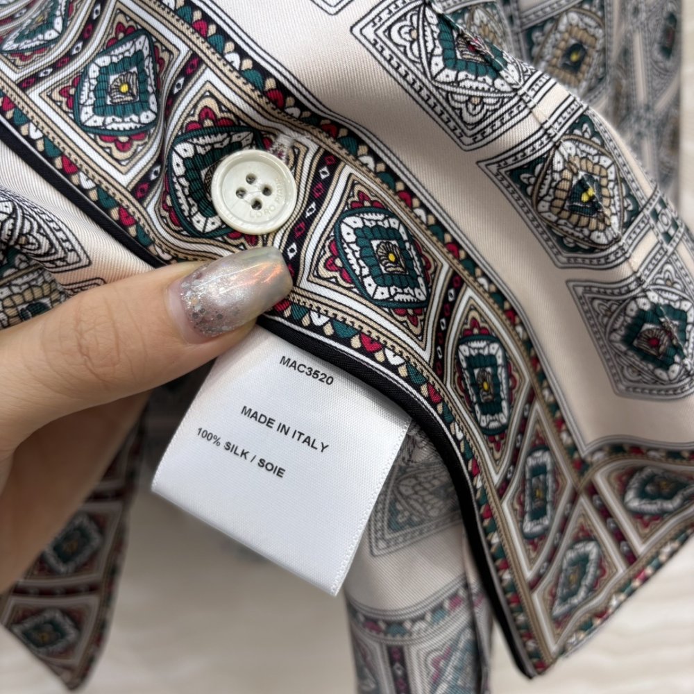 Рубашка шелковая женская фото 8