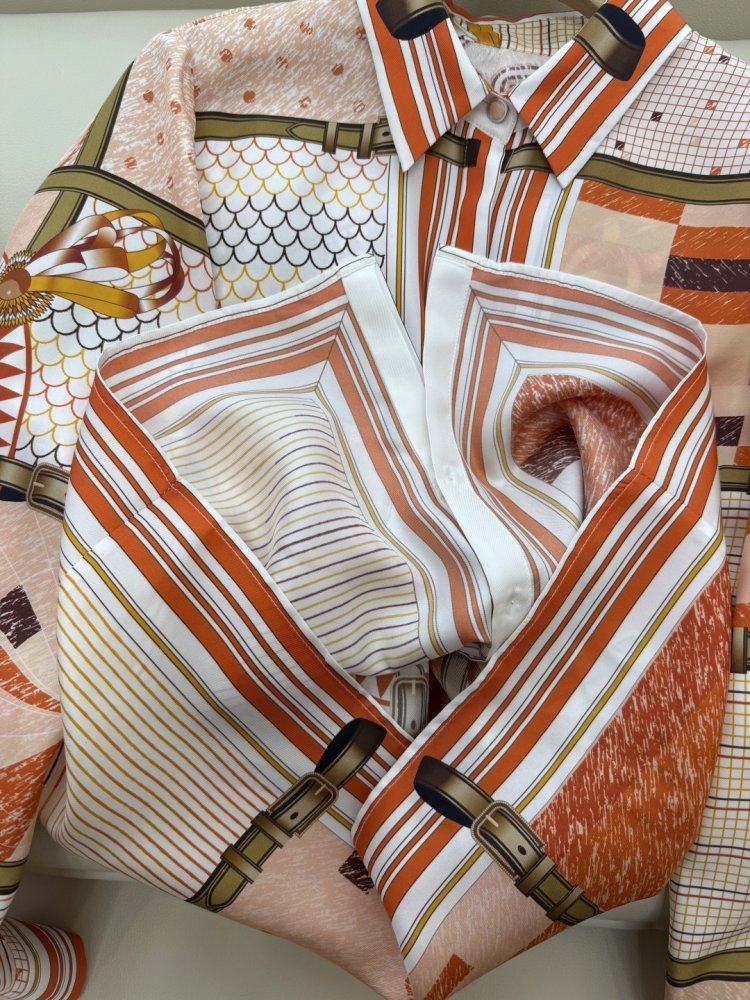 Shirt silk women's фото 8