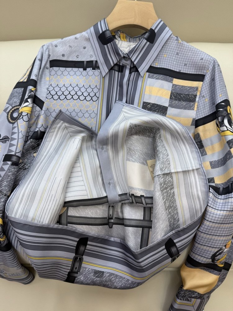 Shirt silk women's фото 8