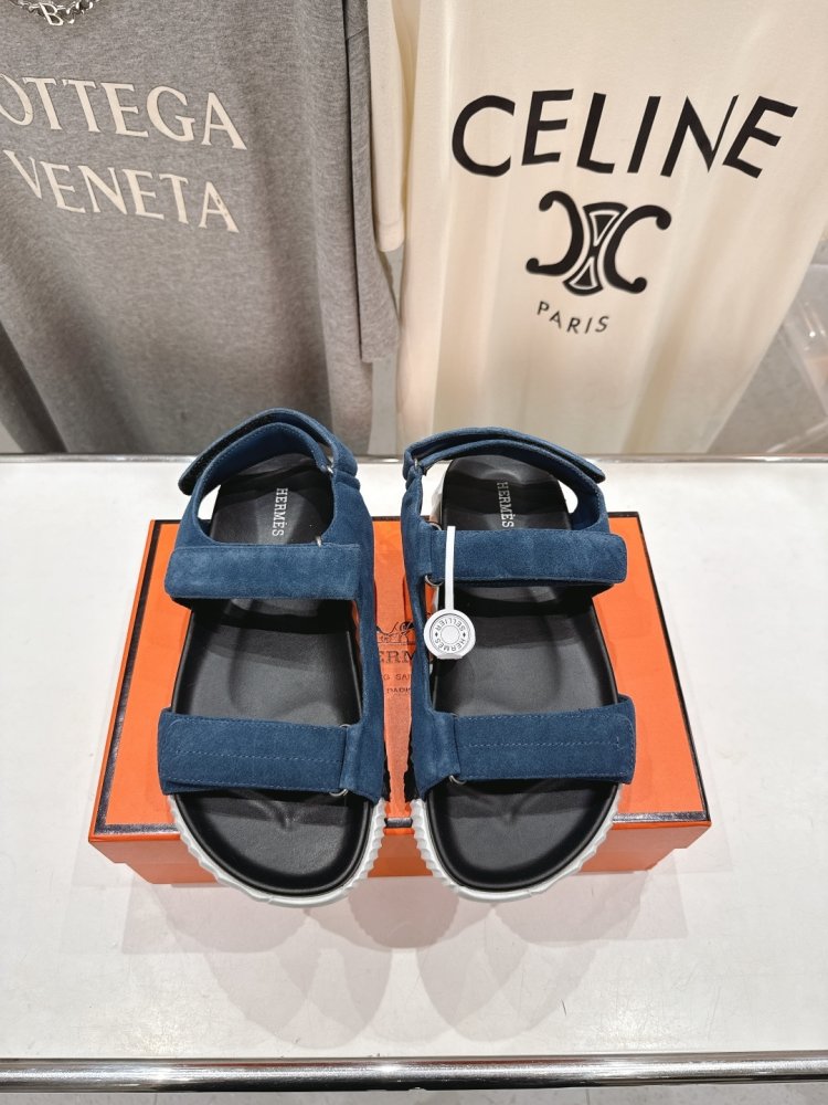 Сандалии кожаные