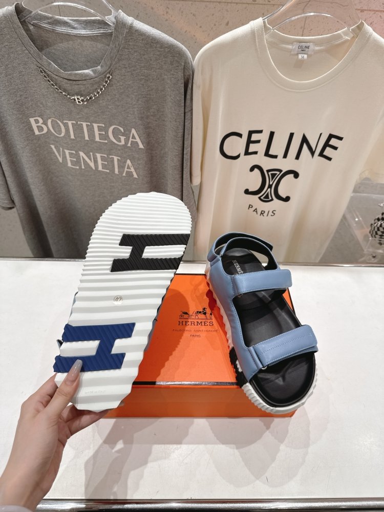 Сандалии кожаные фото 9