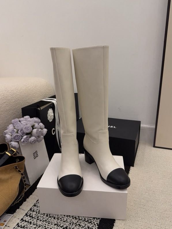 Сапоги белые кожаные женские фото 3