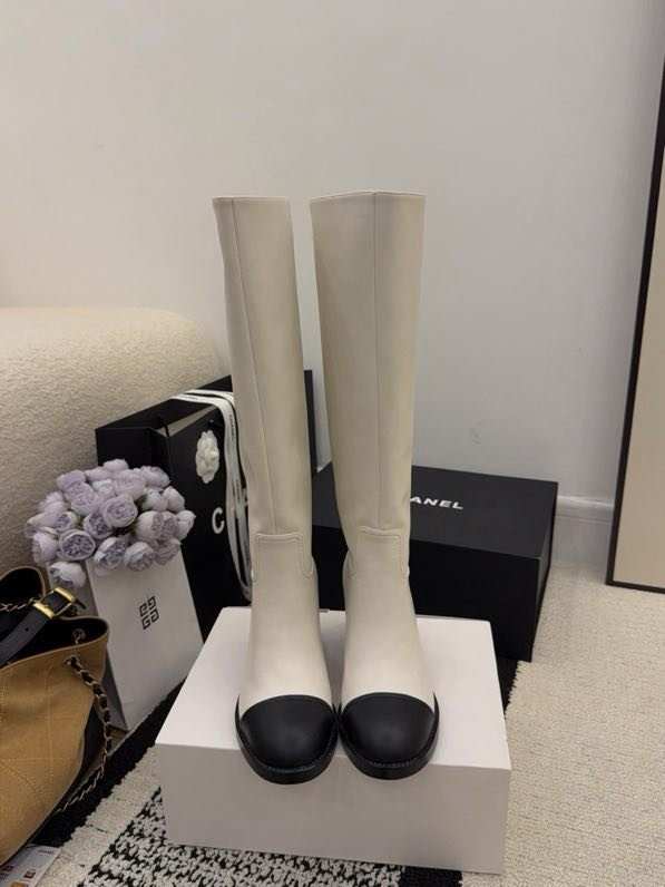 Сапоги белые кожаные женские фото 4